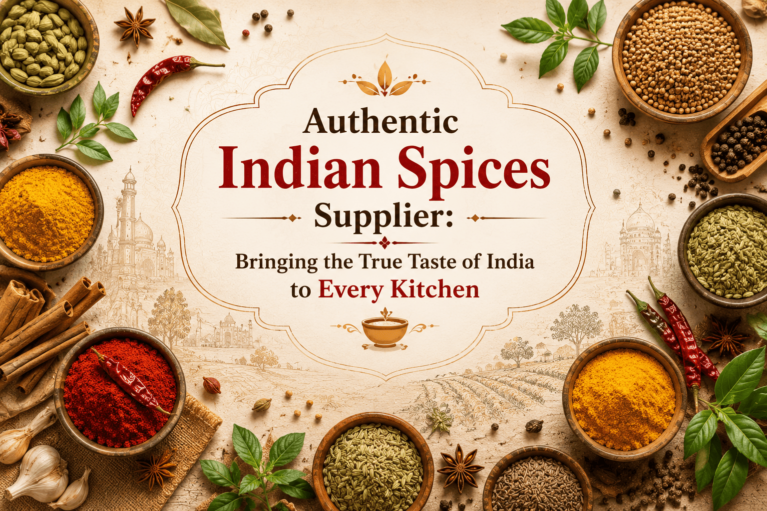 Authentic Indian Spices Supplier: Bringing the True Taste of India to Every Kitchen