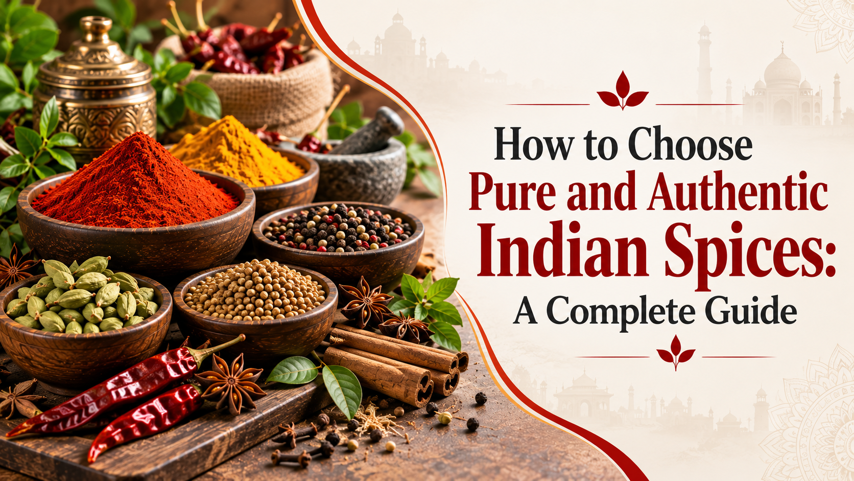 How to Choose Pure and Authentic Indian Spices: A Complete Guide