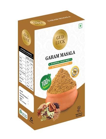 GudLuck Spices Organic Garam Masala Powder - 3.5 Ounce - Indian Food Spices Blend Seasoning For Cooking | Vegan | No Colors | NON-GMO -3.5 ounce